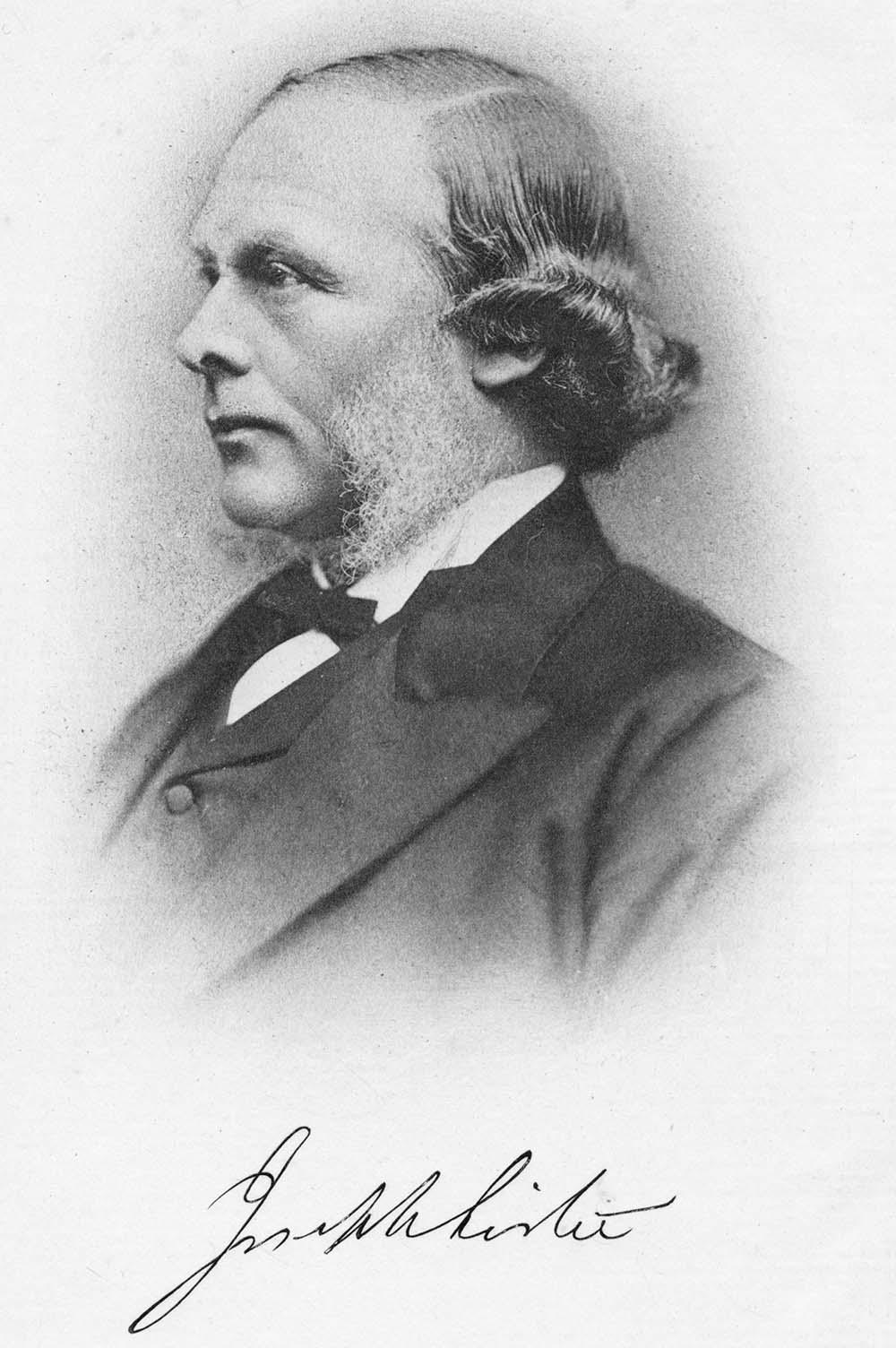 Joseph Lister (1827–1912).