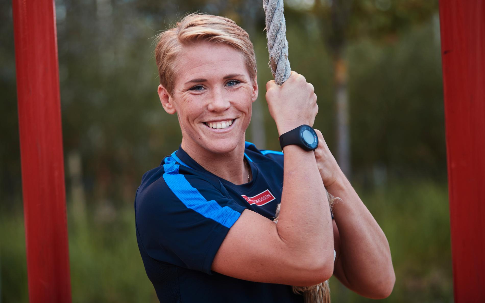Gällivarebrottaren Jenny Fransson, 31, tog OS-brons 2016, VM-guld 2012 och EM-guld 2018. Nu hoppas 31-åringen på VM-medalj i Budapest.
