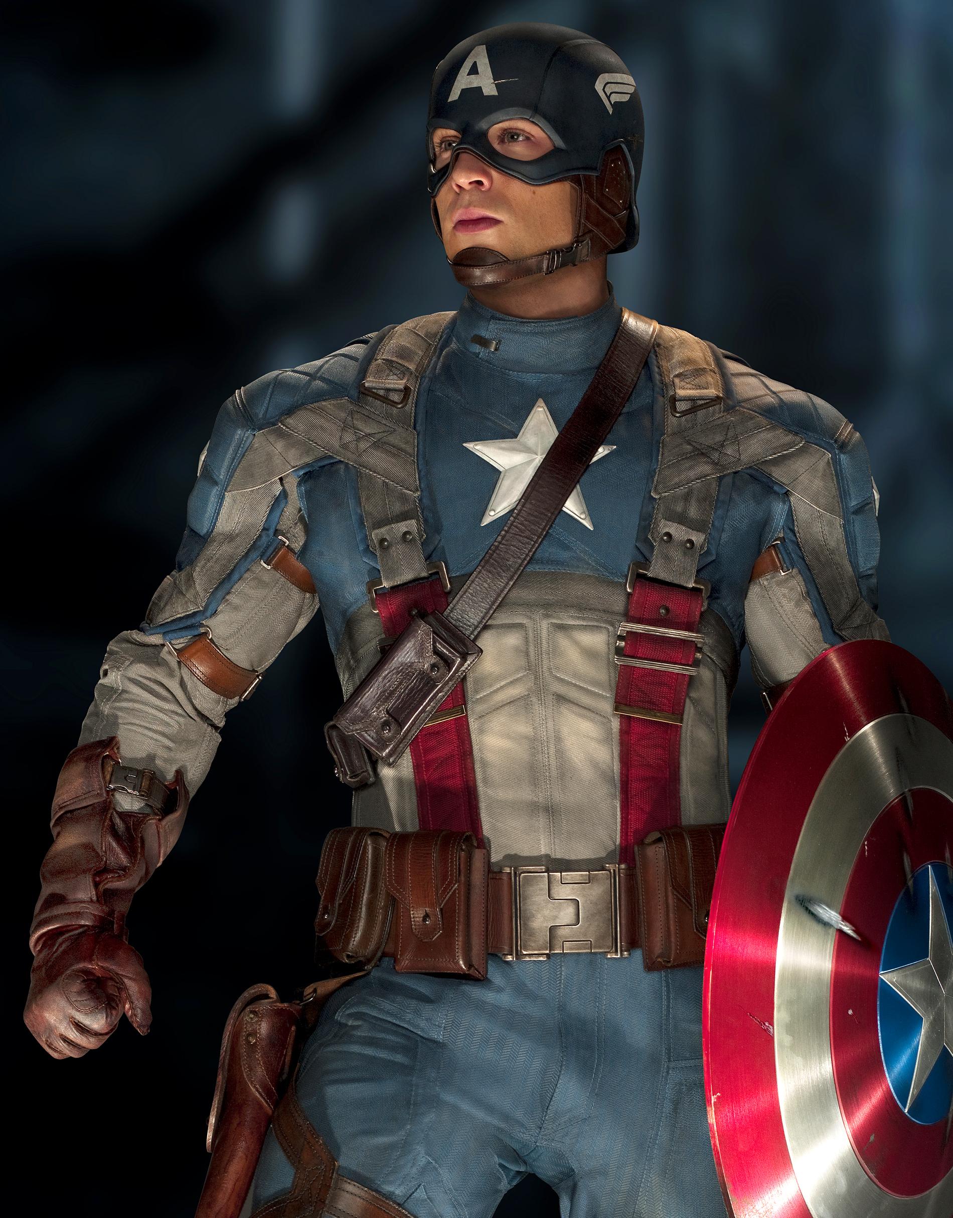 Chris Evans som ”Captain America”.