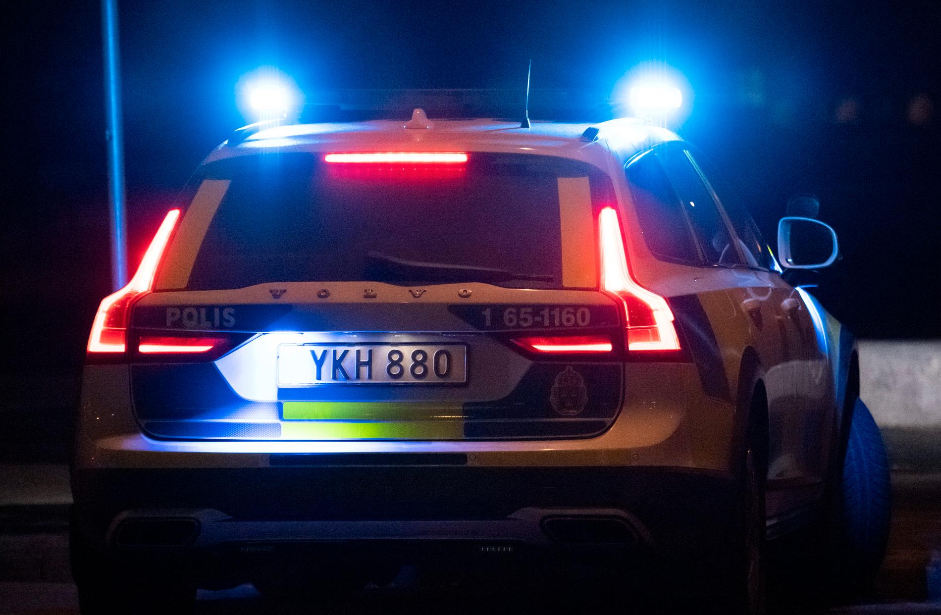 En man skottskadades i benet i Geneta i Södertälje sent på lördagen. Arkivbild.