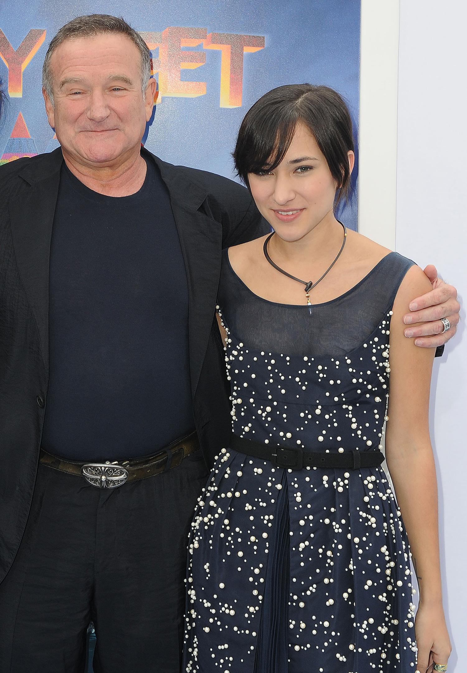 Robin Williams och dottern Zelda.