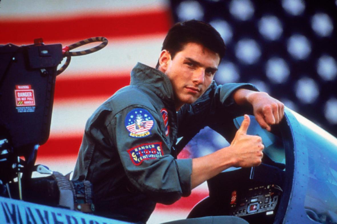 Tom Cruise i ”Top Gun” 1986.