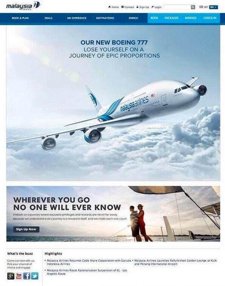Här är reklamen för Malaysian Airlines som just nu sprids i världen.