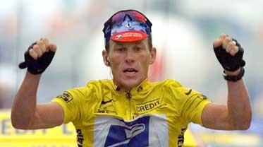DOPAD VINNARE? Lance Amstrong vinner Tour de France 1999.