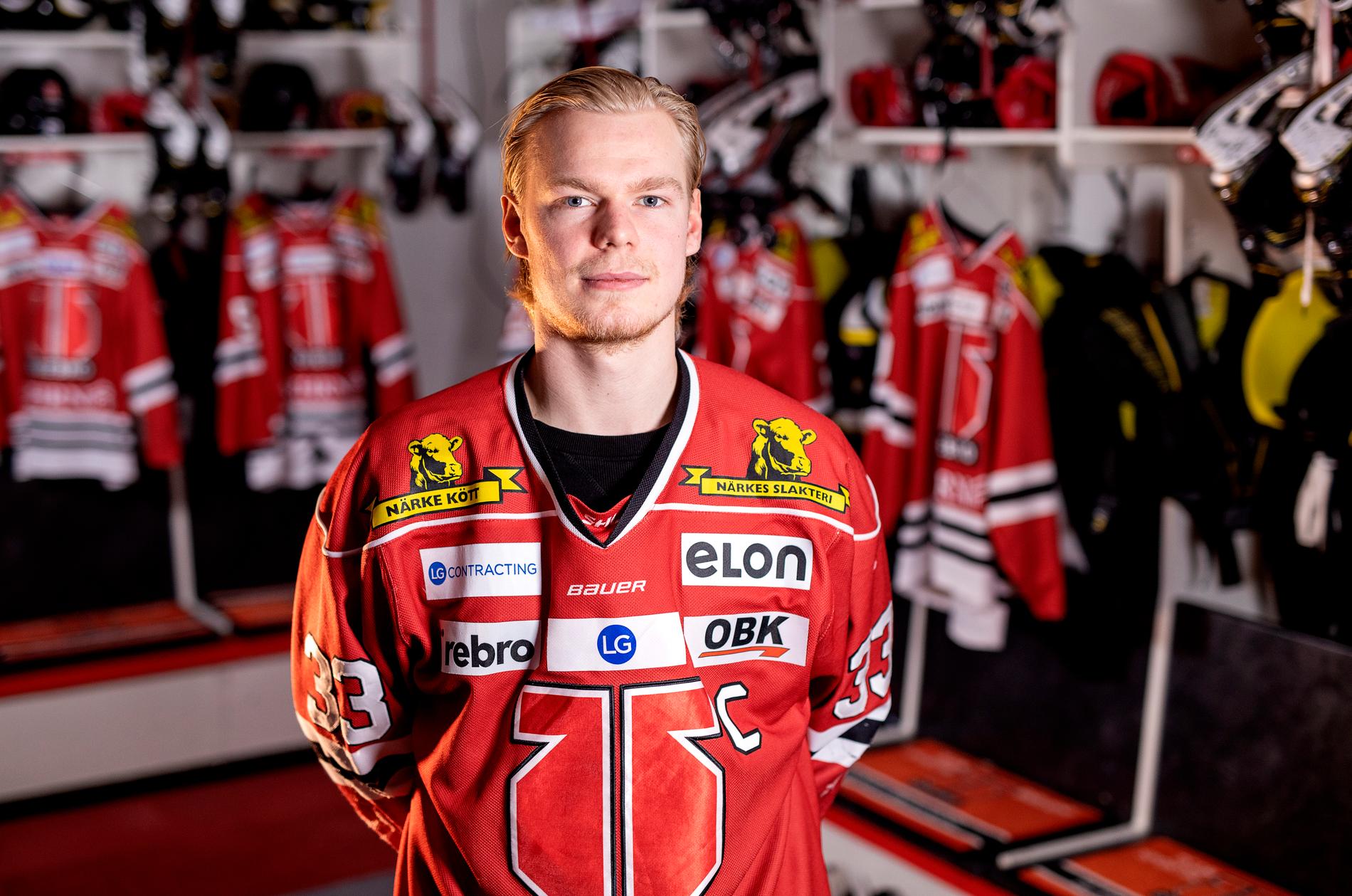 Christopher Mastomäki är ambassadör för Örebro Hockey. 