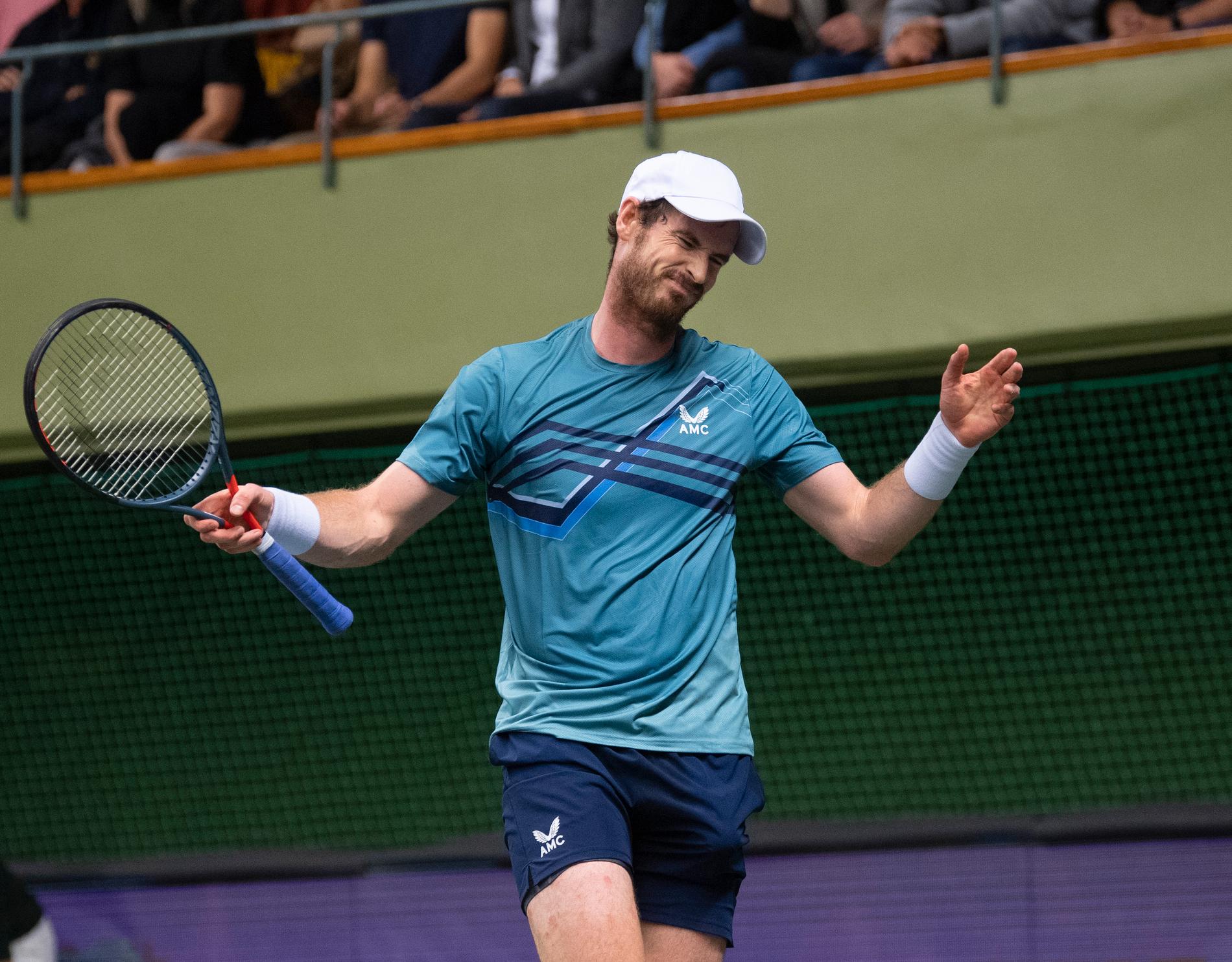 Andy Murray blev utslagen i Stockholm Open.
