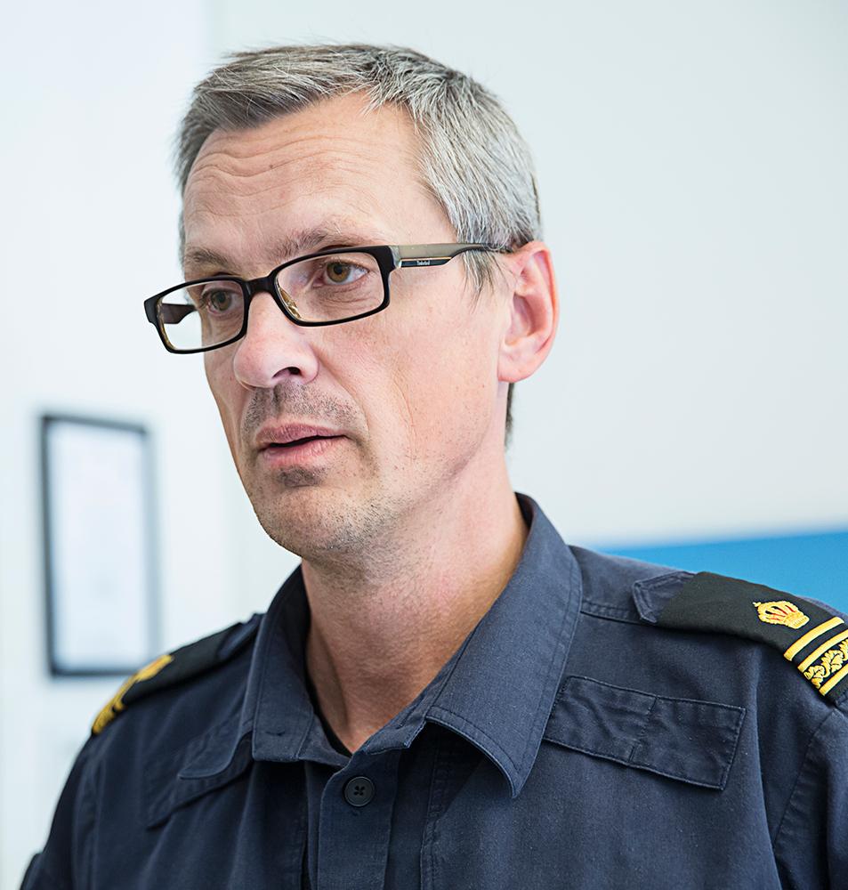 Kommunpolisen Henrik Blusi.