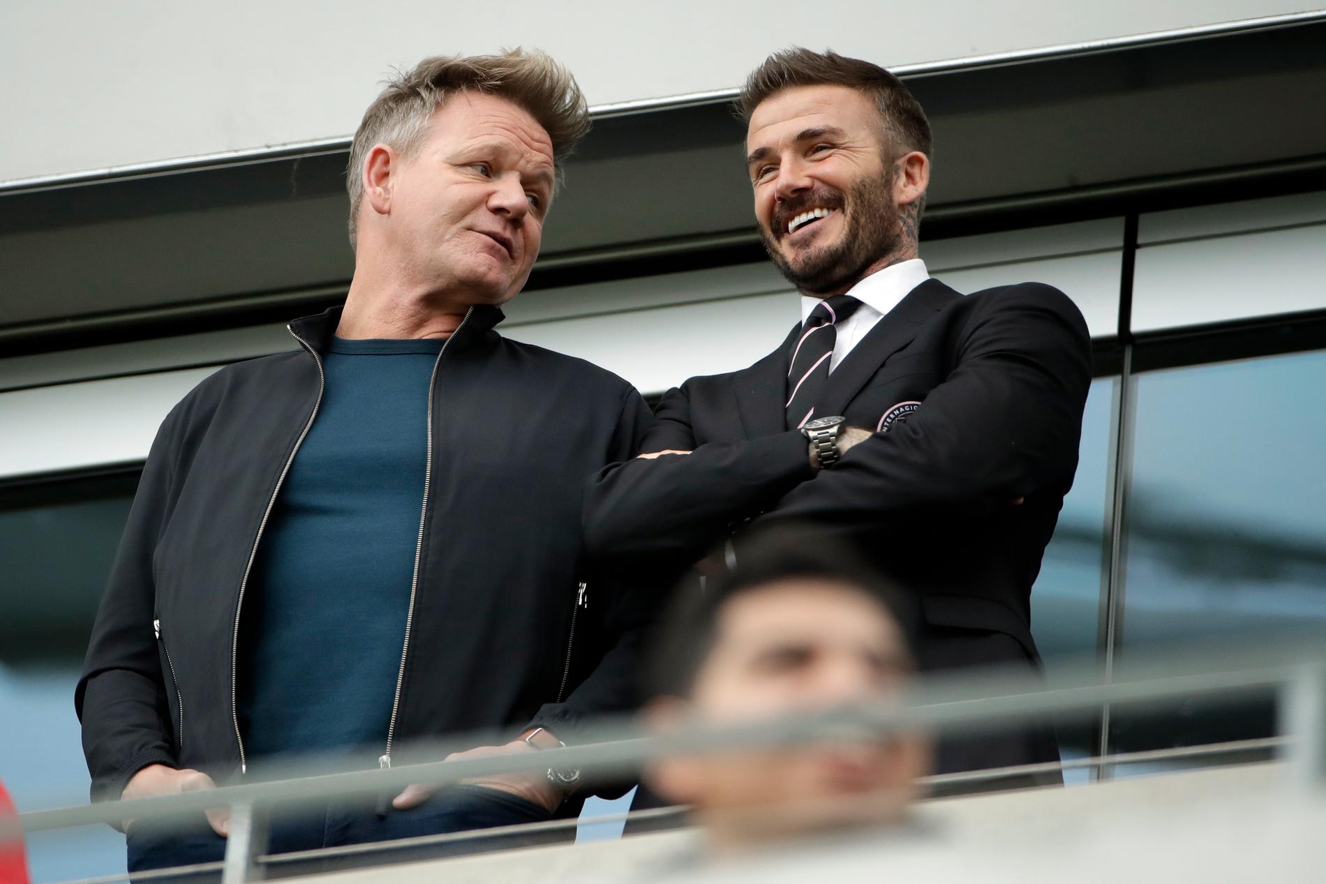Gordon Ramsey och David Beckham. 