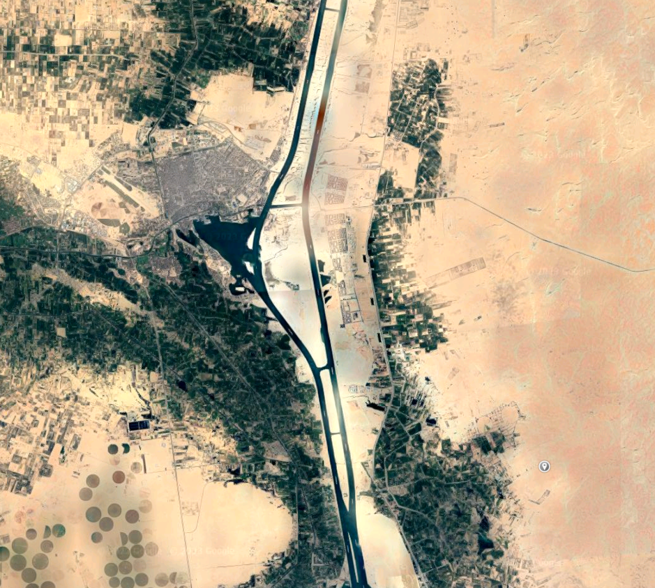 Suezkanalen. 