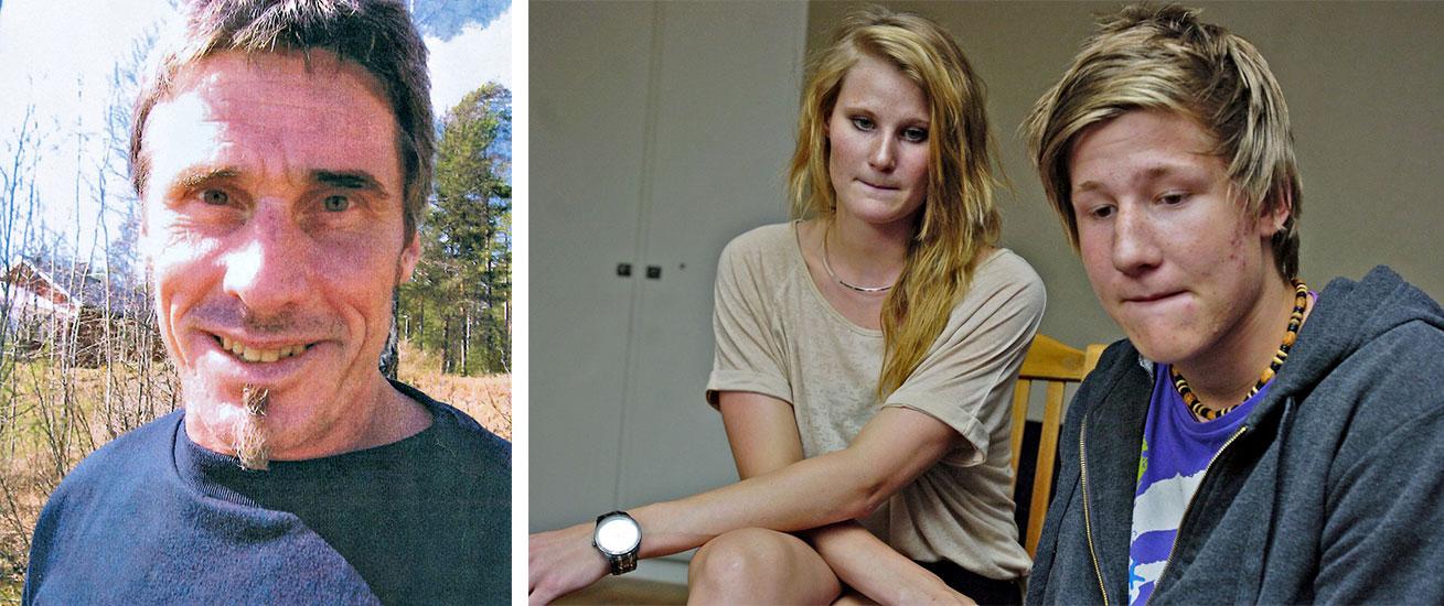 Kjell-Ove Anderssons dotter Jonna och son Joakim under intervjun med Aftonbladet 2011: ”Även om har jag insett det så slutar man inte att hoppas.”