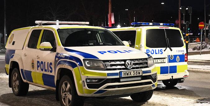 Stor polisinsats i Stockholm.