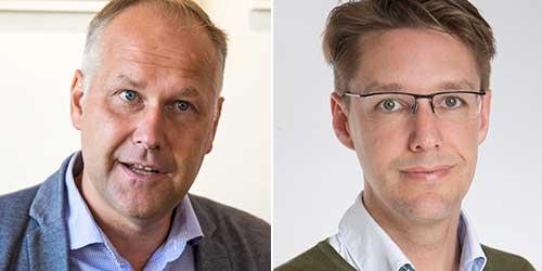 Jonas Sjöstedt och Emil Broberg, Vänsterpartiet.