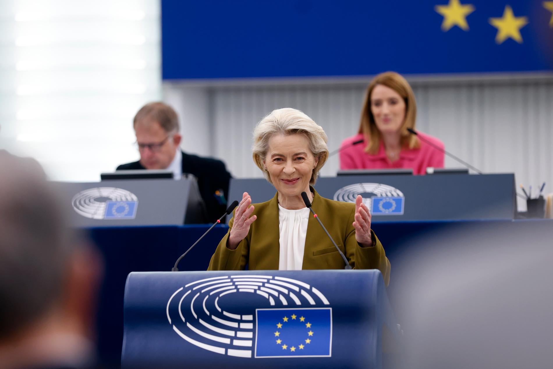 Ursula von der Leyen, EU-kommissionens ordförande.
