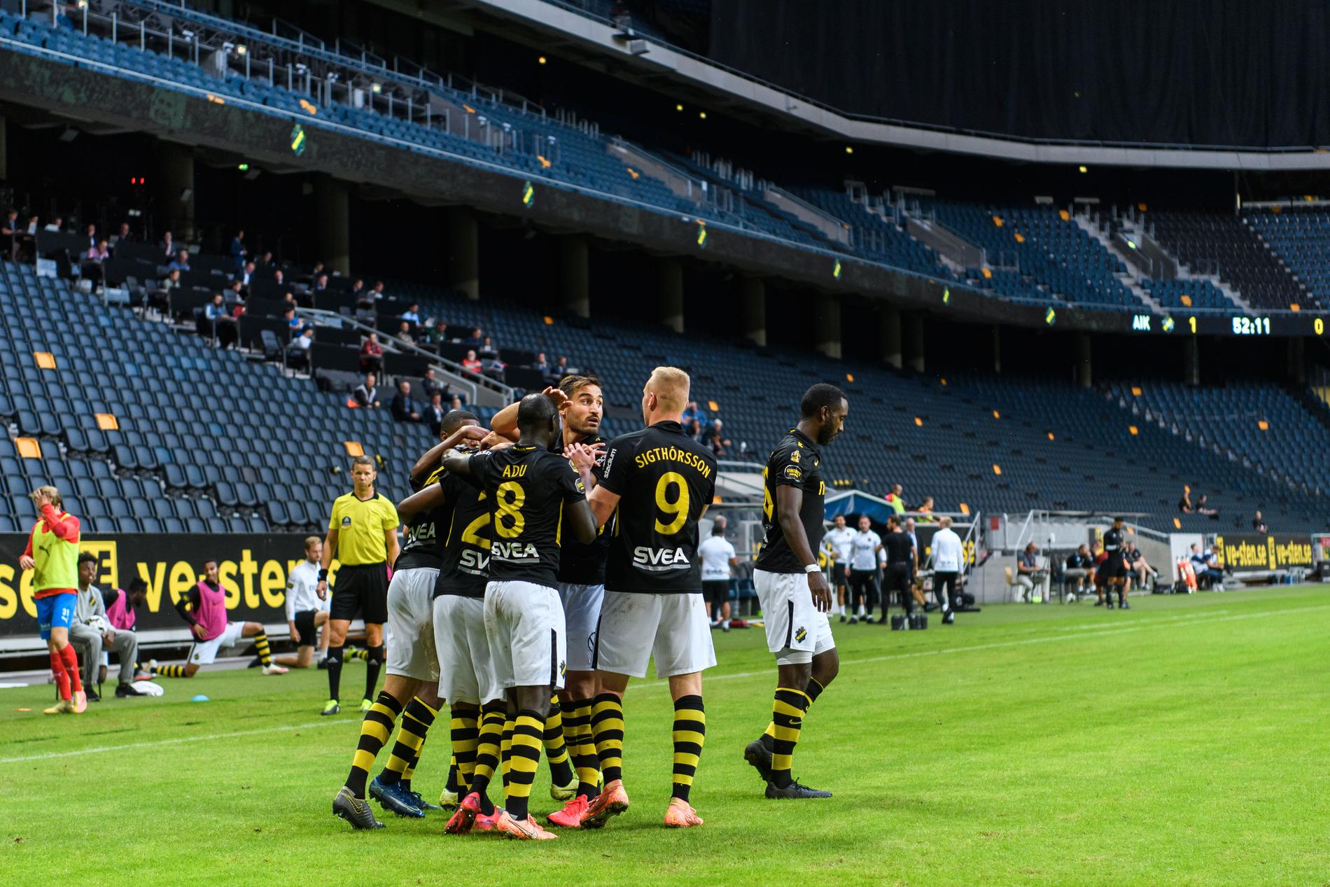 AIK fick segerjubla för första gången sedan 15 juli. 