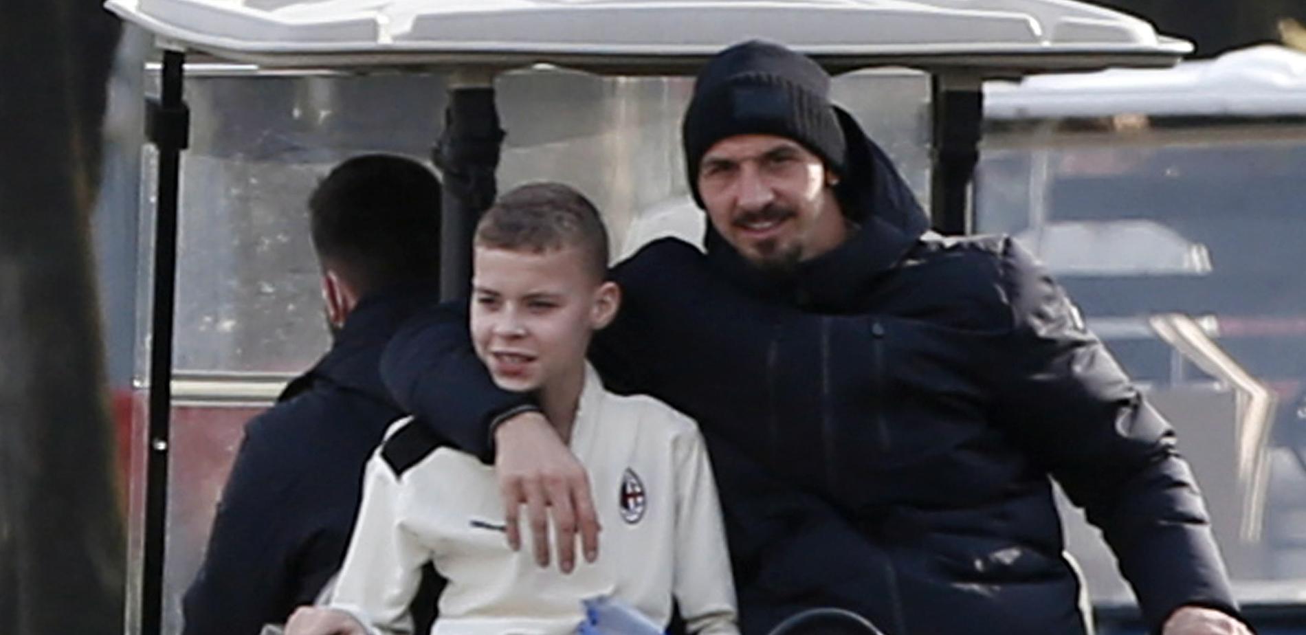 Zlatan och Vincent Ibrahimovic