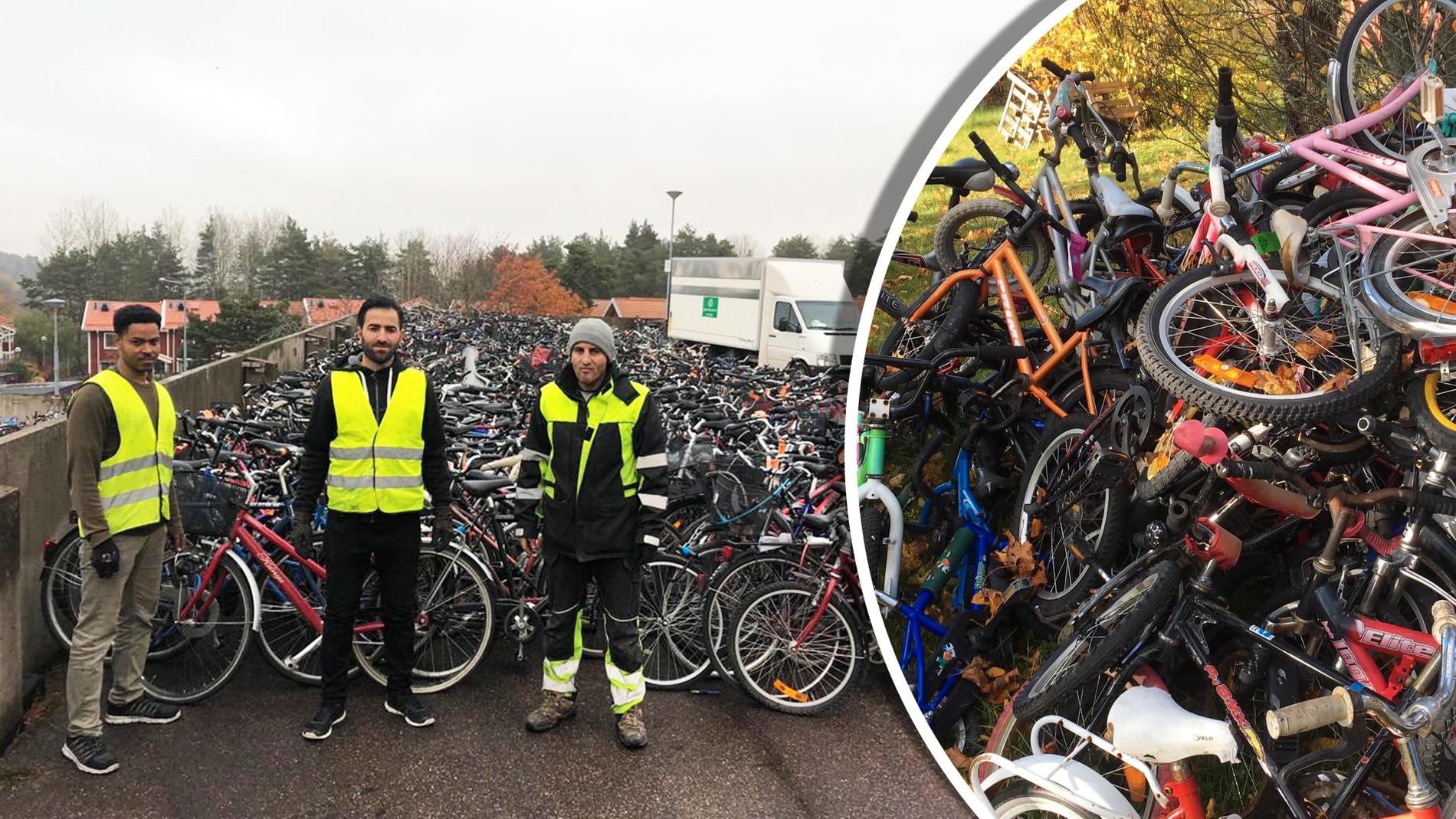 Uppsala Returcyklar samlar in och ger nytt liv till gamla cyklar.