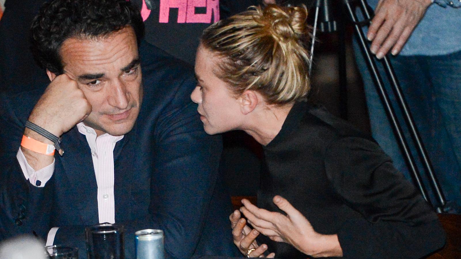 Mary-Kate Olsen och Olivier Sarkozy.