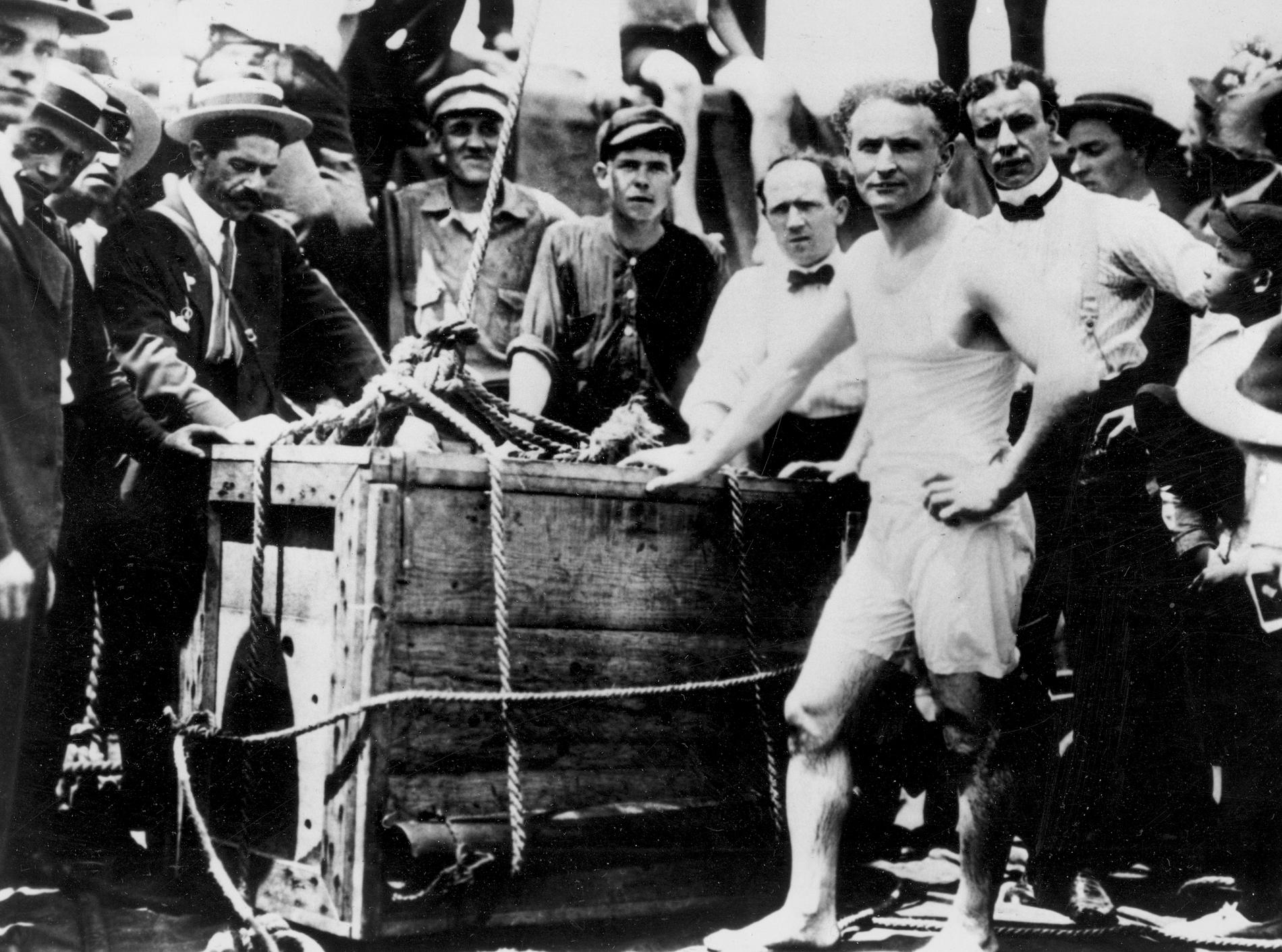 Harry Houdini var en känd utbrytarkung.