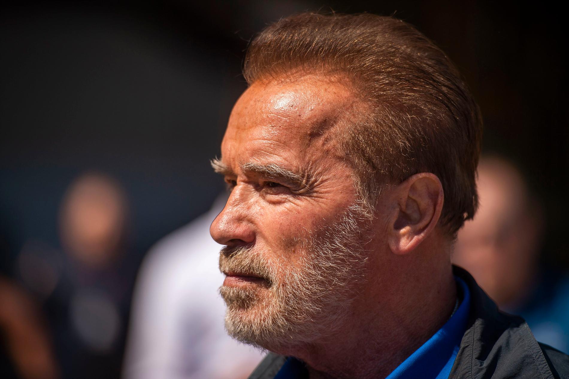 Enbart på Twitter har Schwarzeneggers video över 24 miljoner visningar och över 300 000 delningar. Arkivbild.