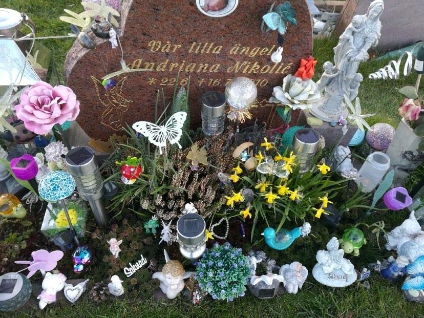 Gabrijela Nikolics dotters grav blev vandaliserad: ”Vi är ledsna, upprörda och samtisifgt rädda”.