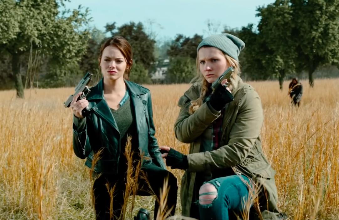 Emma Stone och Abigail Breslin i ”Zombieland: Double tap”.