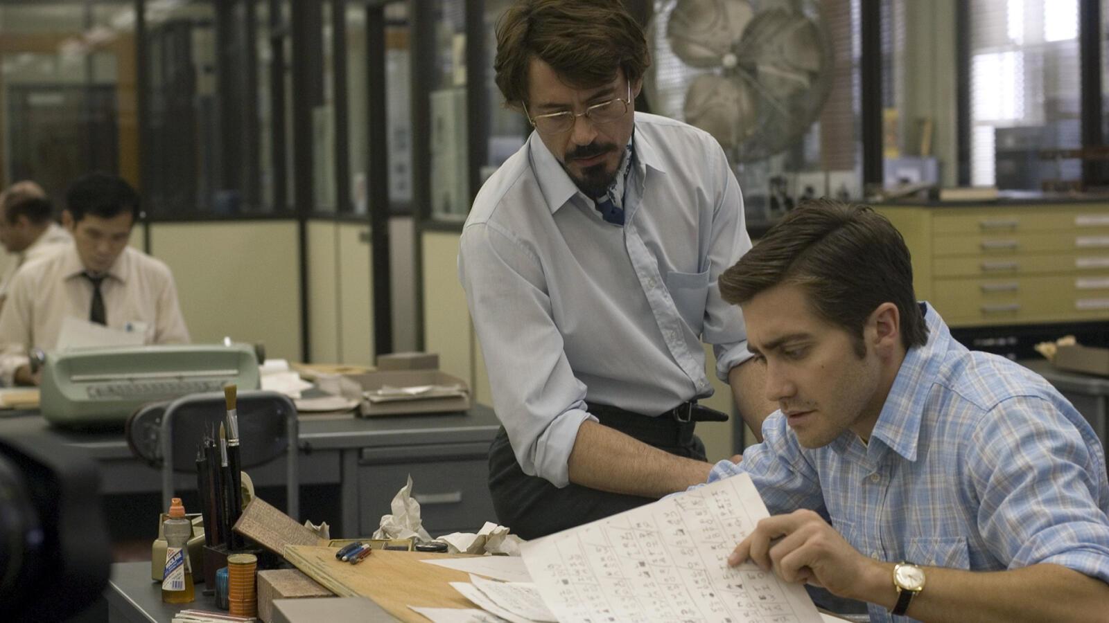 Robert Downey Jr och Jake Gyllenhaal i ”Zodiac”.