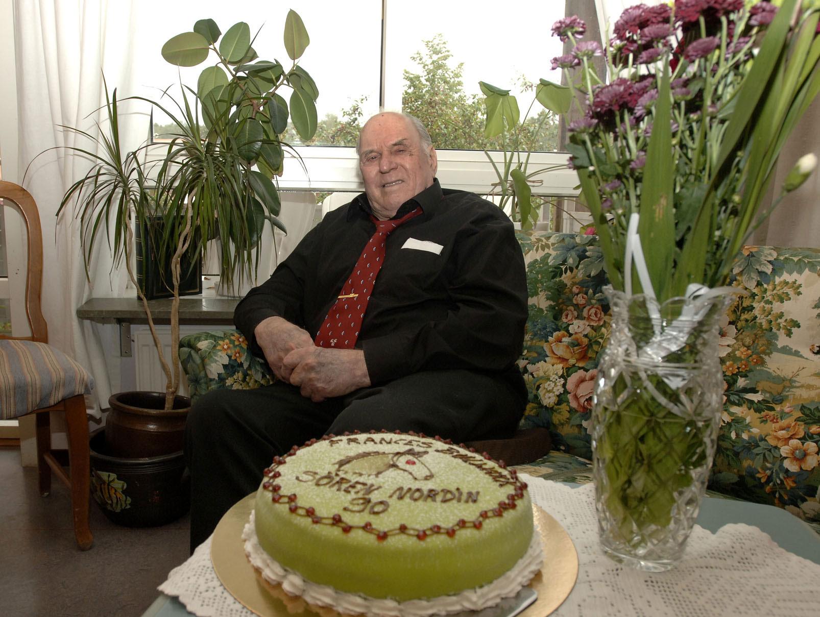Jubilerar Sören Nordin fyller 90 år idag.