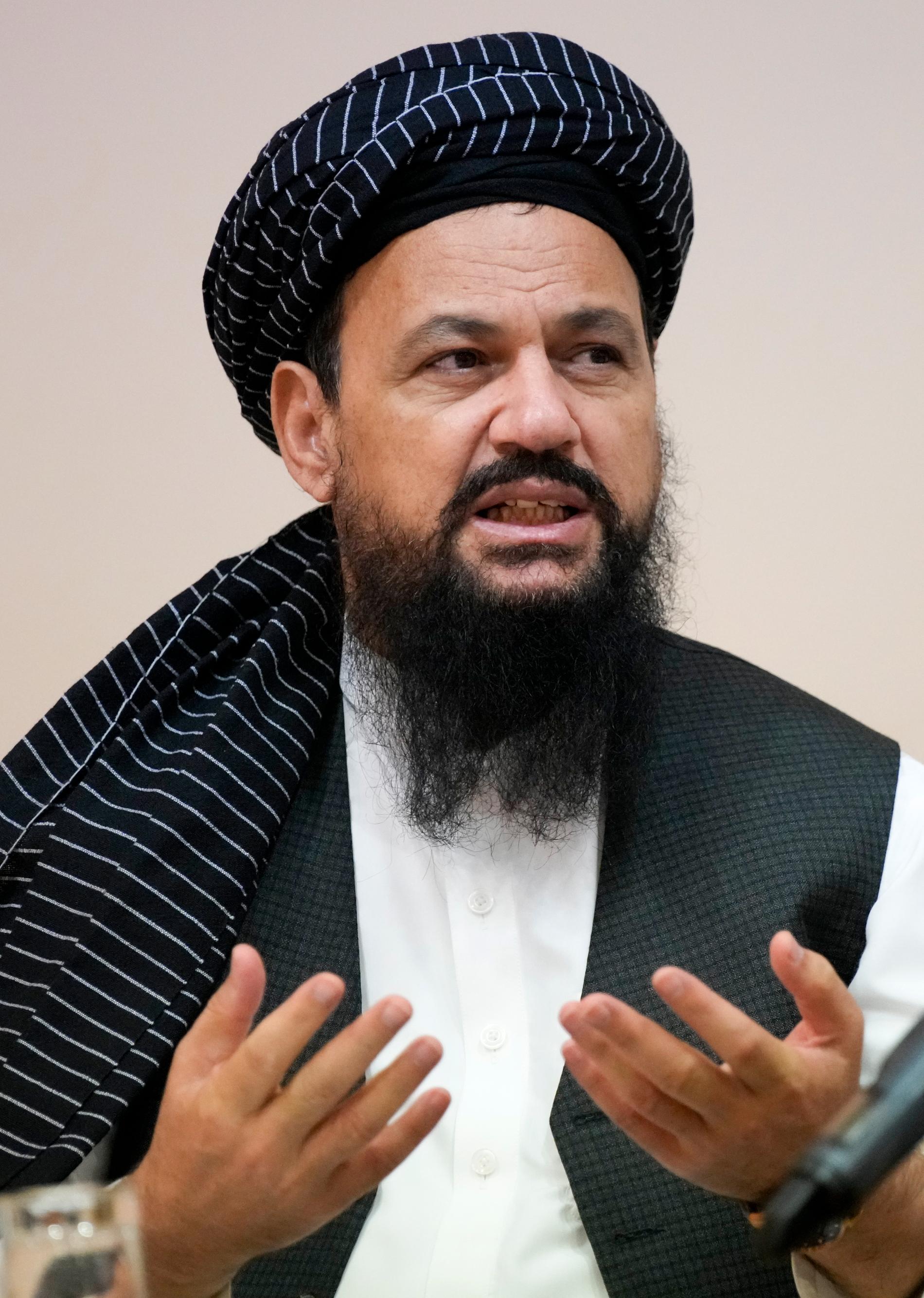 Talibanernas talesperson, Mohammad Naim.