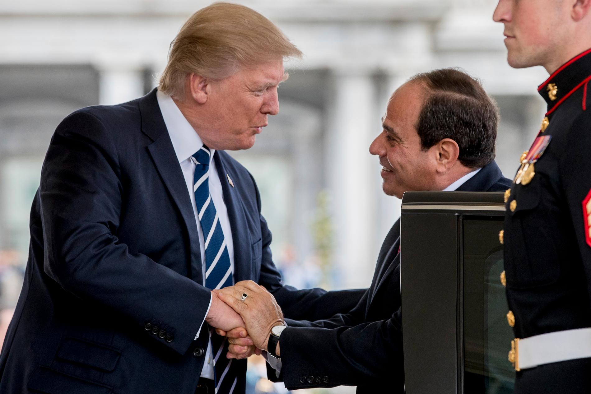 Trump och al-Sisi