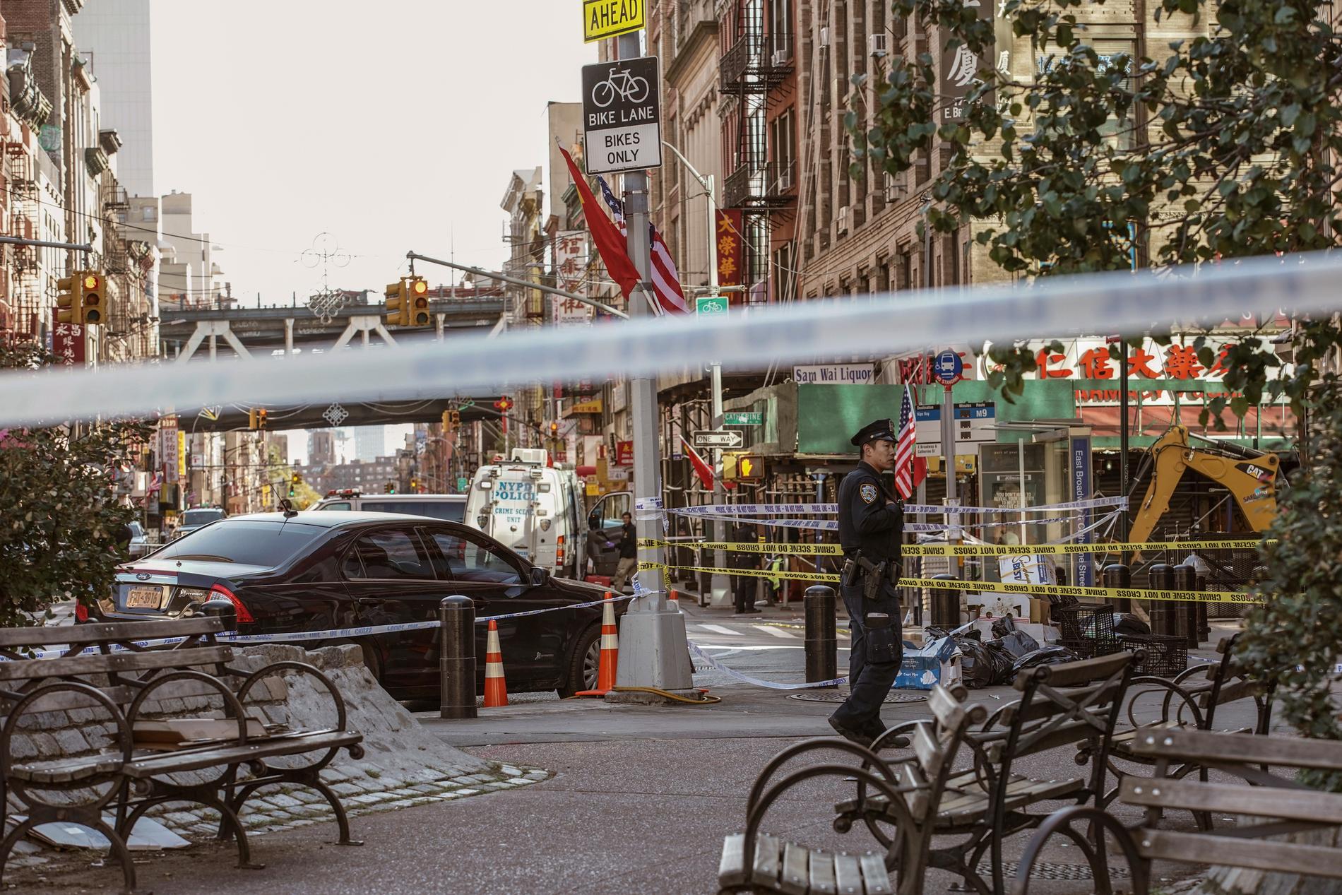 Fyra hemlösa män attackerades och mördades på Manhattan i New York.