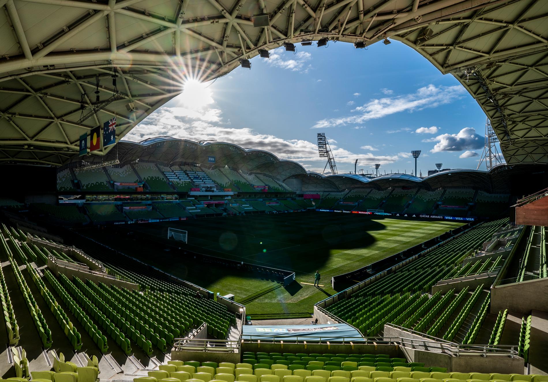 Melbourne Rectangular Stadium.