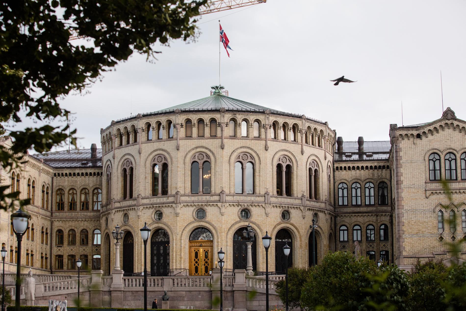 Stortinget i Oslo, Norge. Arkivbild.