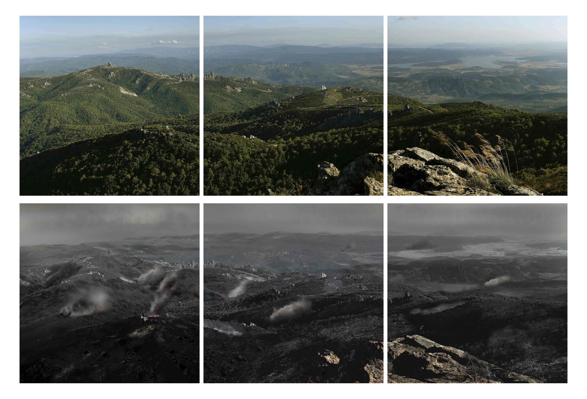Spaniens naturparker riskerar att eldhärjas om inte klimatförändringarna stoppas, enligt Greenpeace.