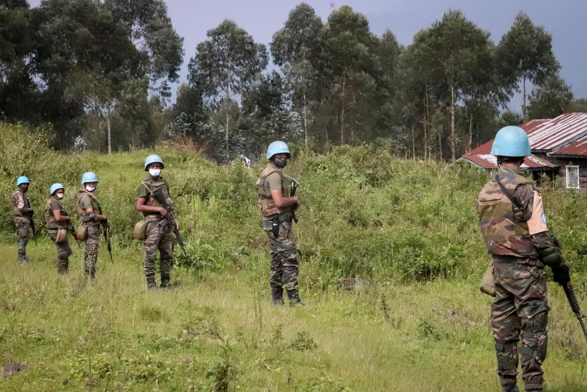 FN-soldater i Kongo-Kinshasa. Arkivbild.