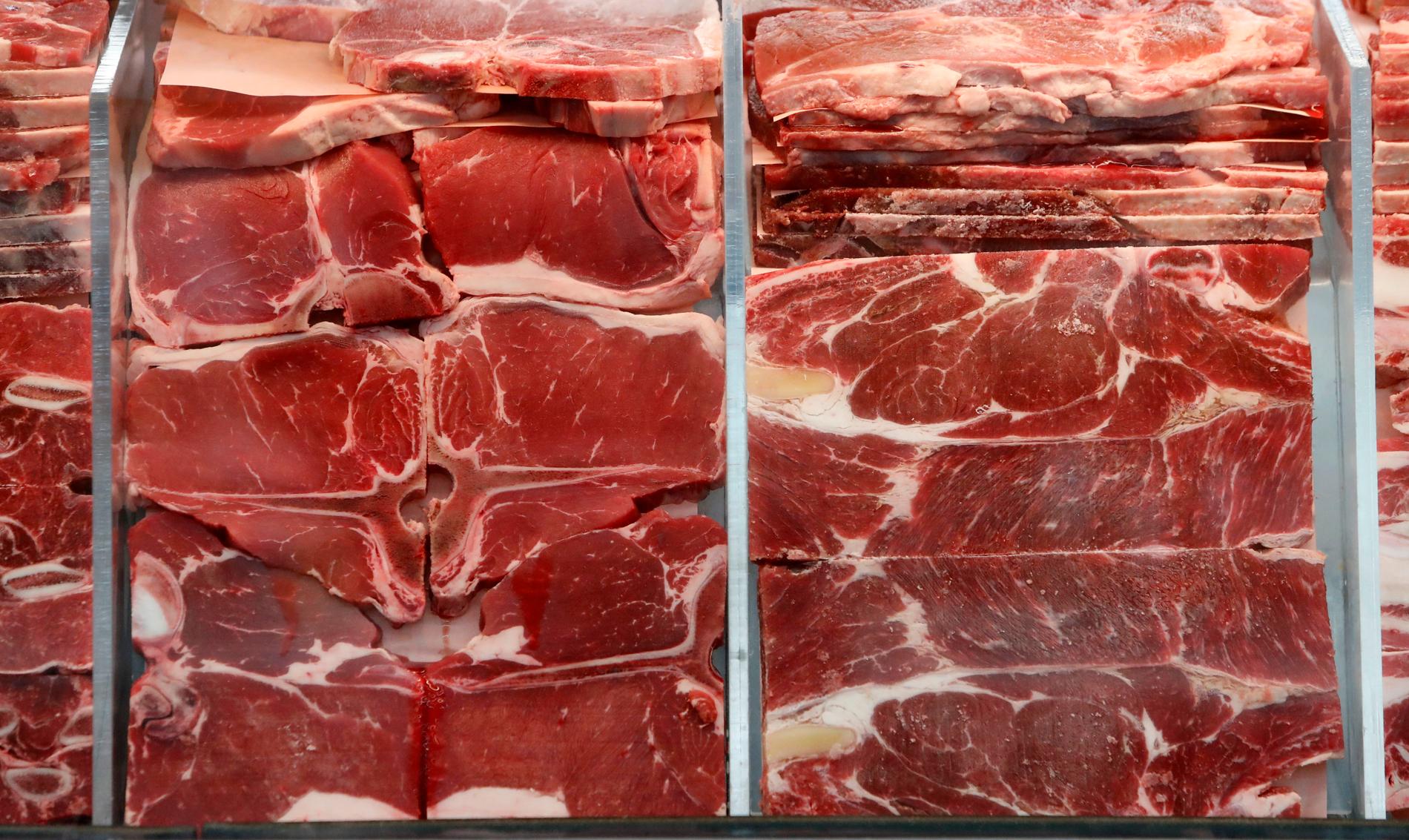 Nya näringsrekommendationer vållar debatt om köttet. Arkivbild.