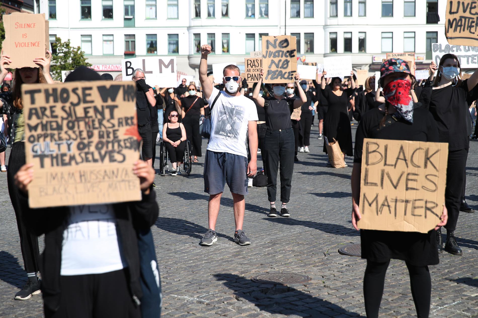 En bild från demonstrationen i Malmö tidigare i år.