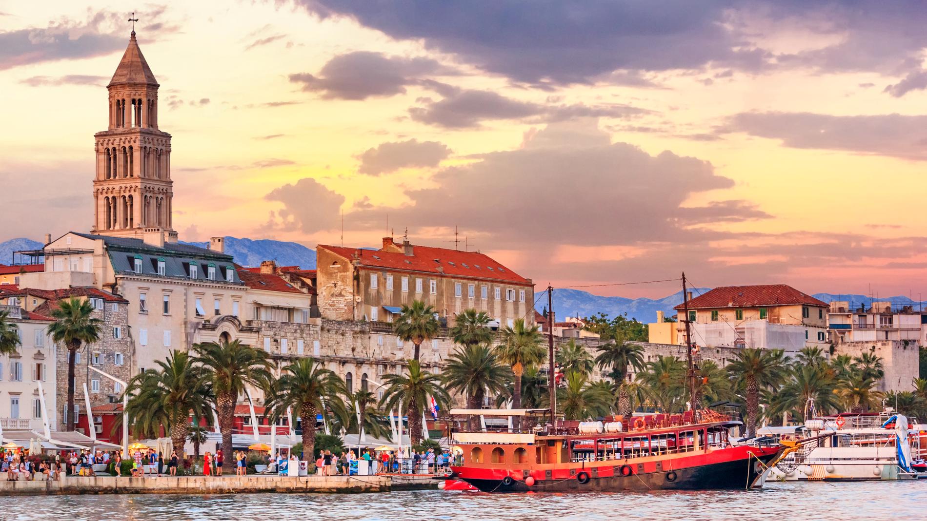Split är en inkörsport till övriga Kroatien. 