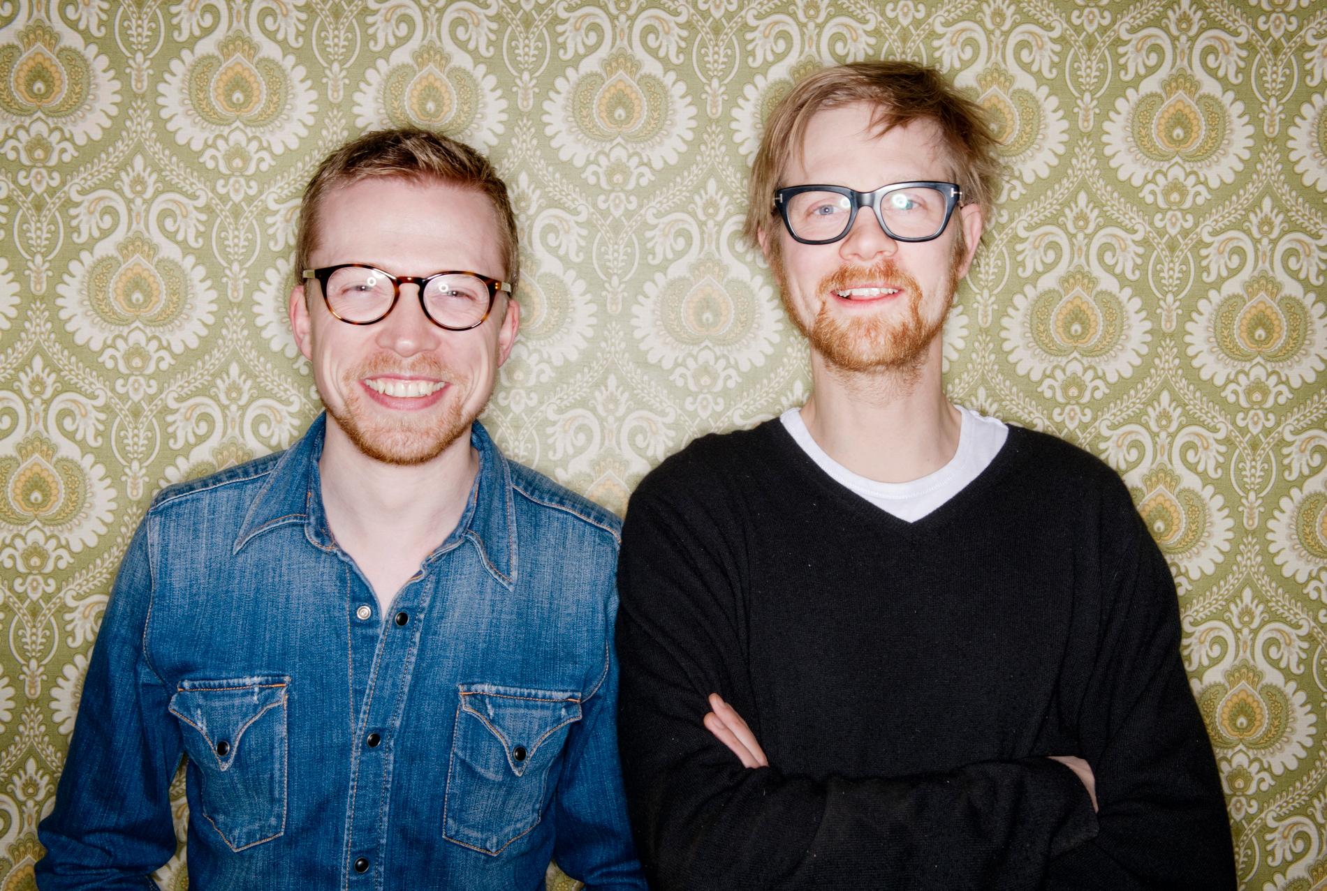 Humorduon Måns Nilsson och Anders Johansson är tillbaka med nya podcasten "Fråga Anders och Måns". Arkivbild.