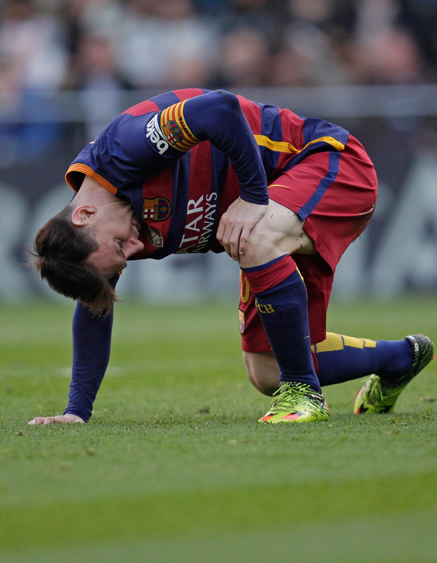 Leo Messis Barcelona åkte på en ovanlig smäll.