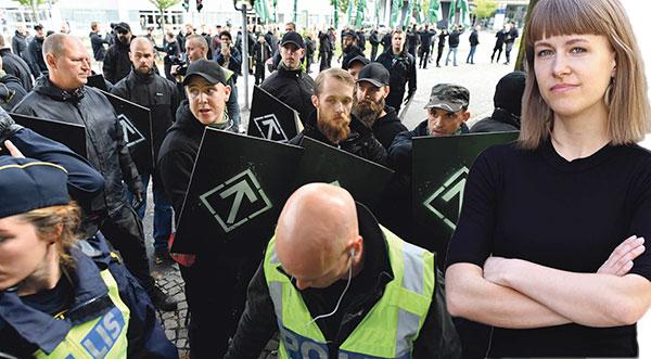 I helgen marscherade nazister under nazistiska flaggor och skanderade hot mot svenska minoriteter. Tydligare bevis än så för att gällande lagstiftning är tandlös går inte att få, skriver Kristina Wicksell. OBS! Bilden är ett montage.