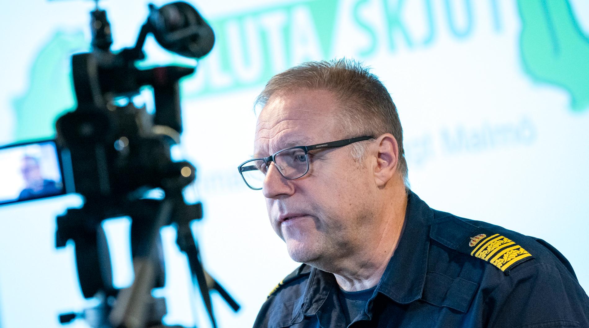 Stefan Sintéus, polismästare i Malmö.