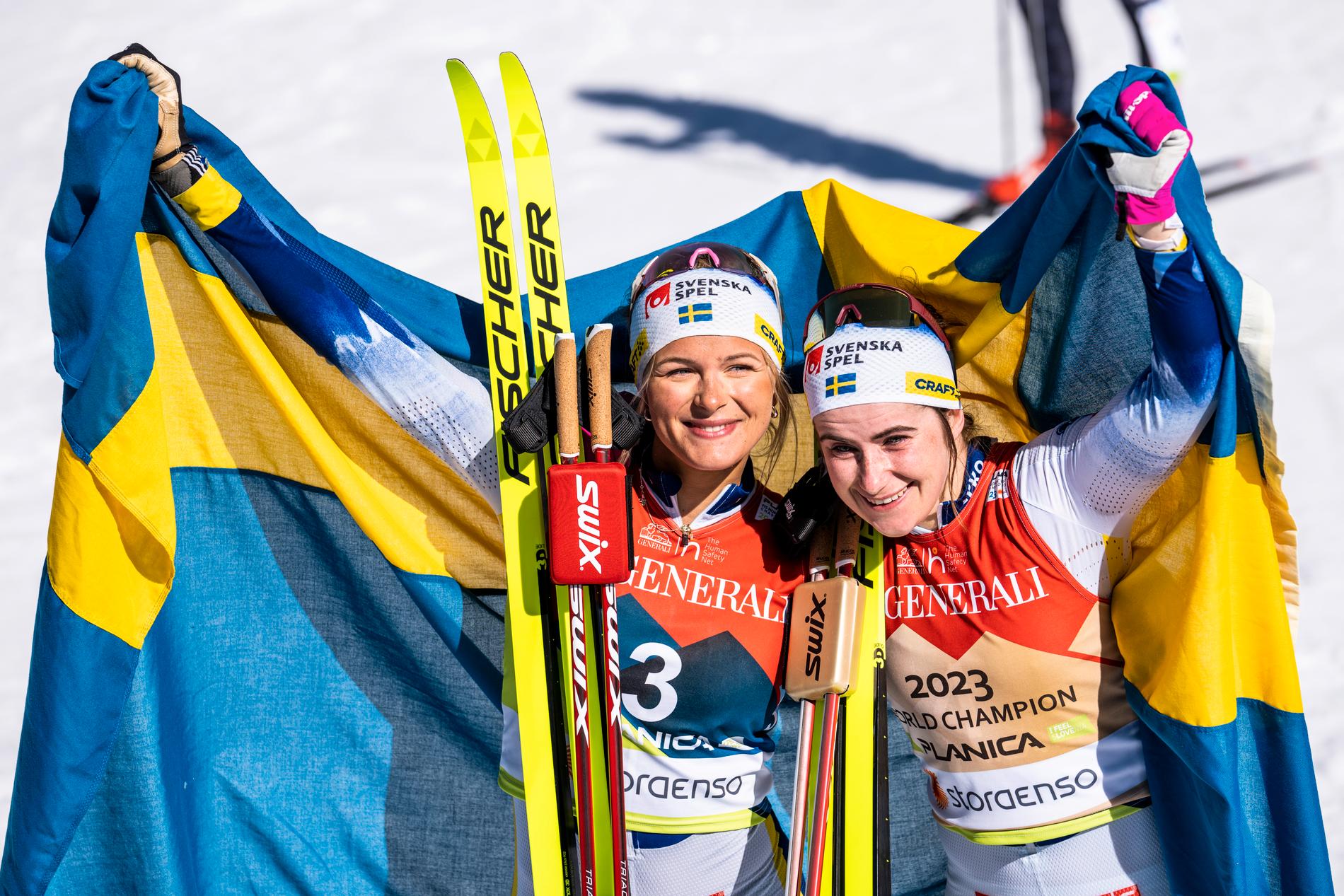 Frida Karlsson och Ebba Andersson.
