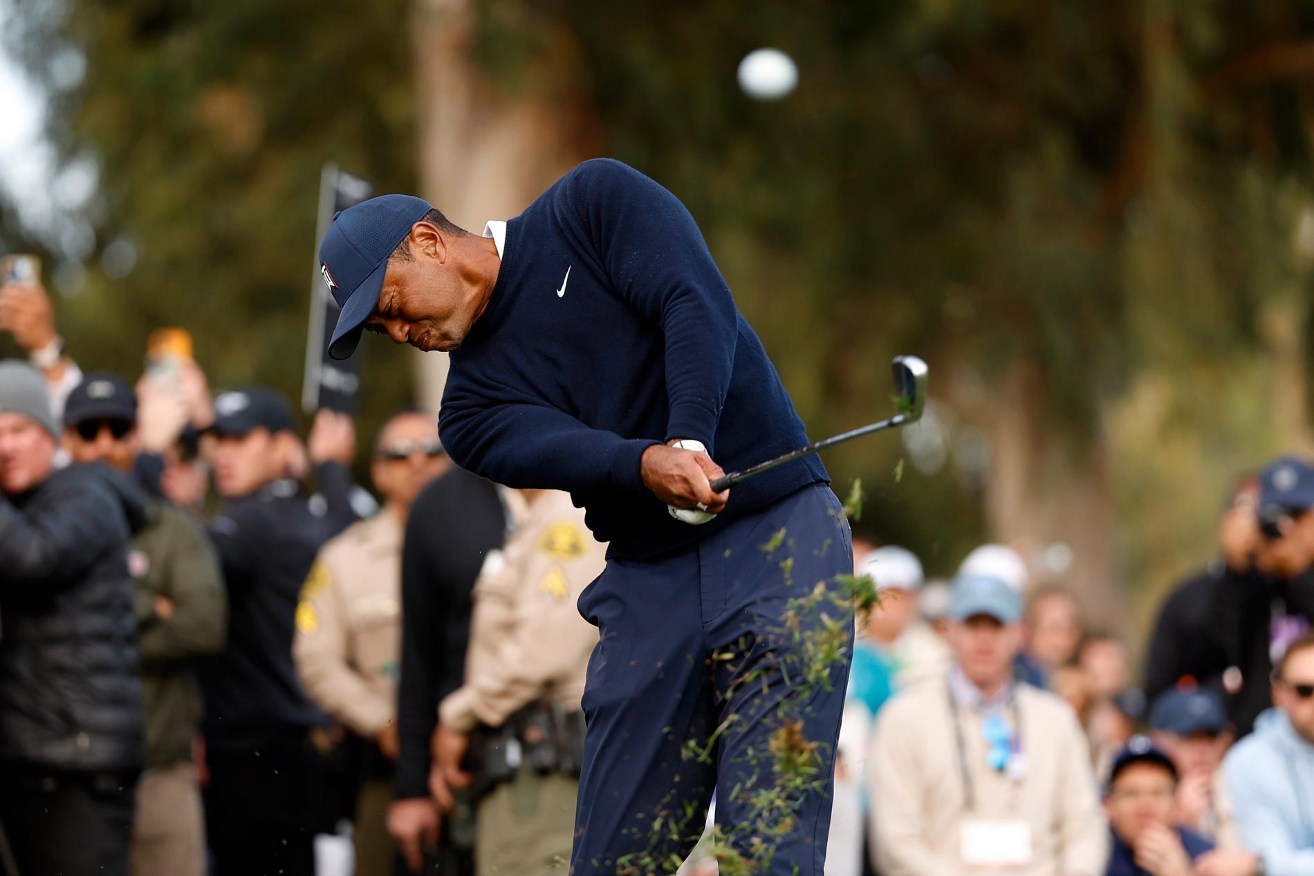 Tiger Woods är tillbaka på PGA-touren i golf efter sju månader.