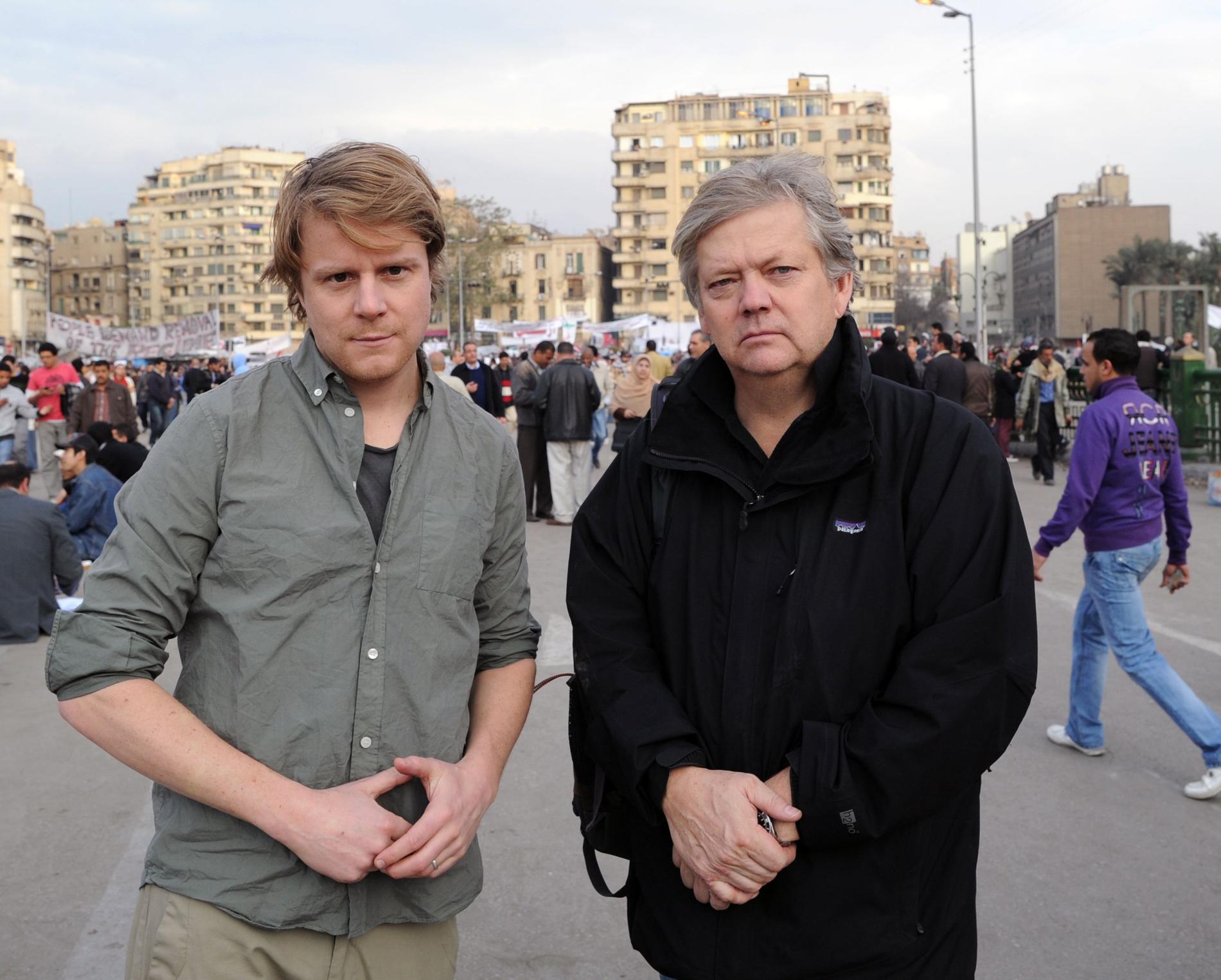 Aftonbladets Staffan Lindberg och Urban Andersson på plats i Kairo.