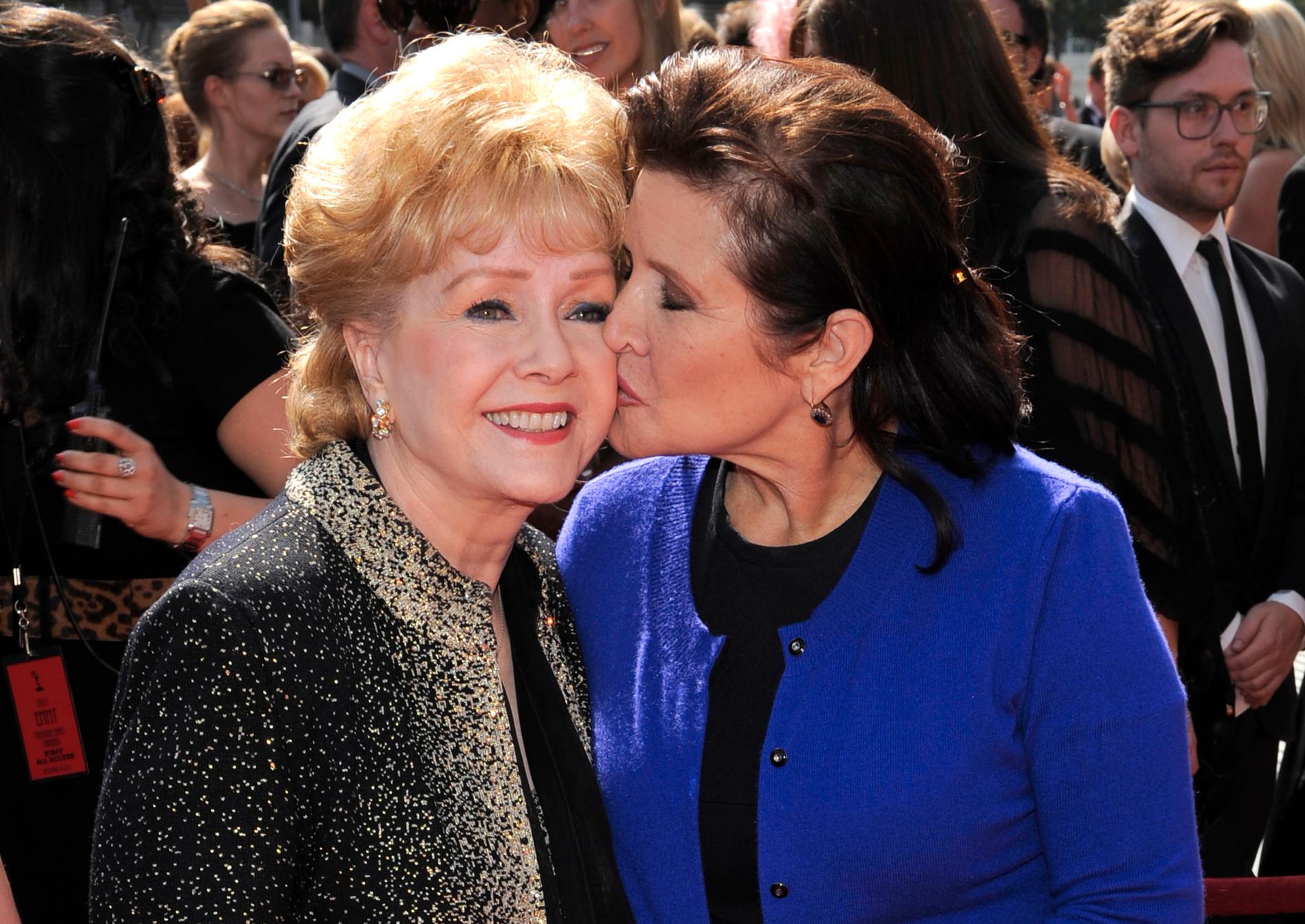 Carrie Fisher och Debbie Reynolds, mor och dotter, dog med två dagars mellanrum.