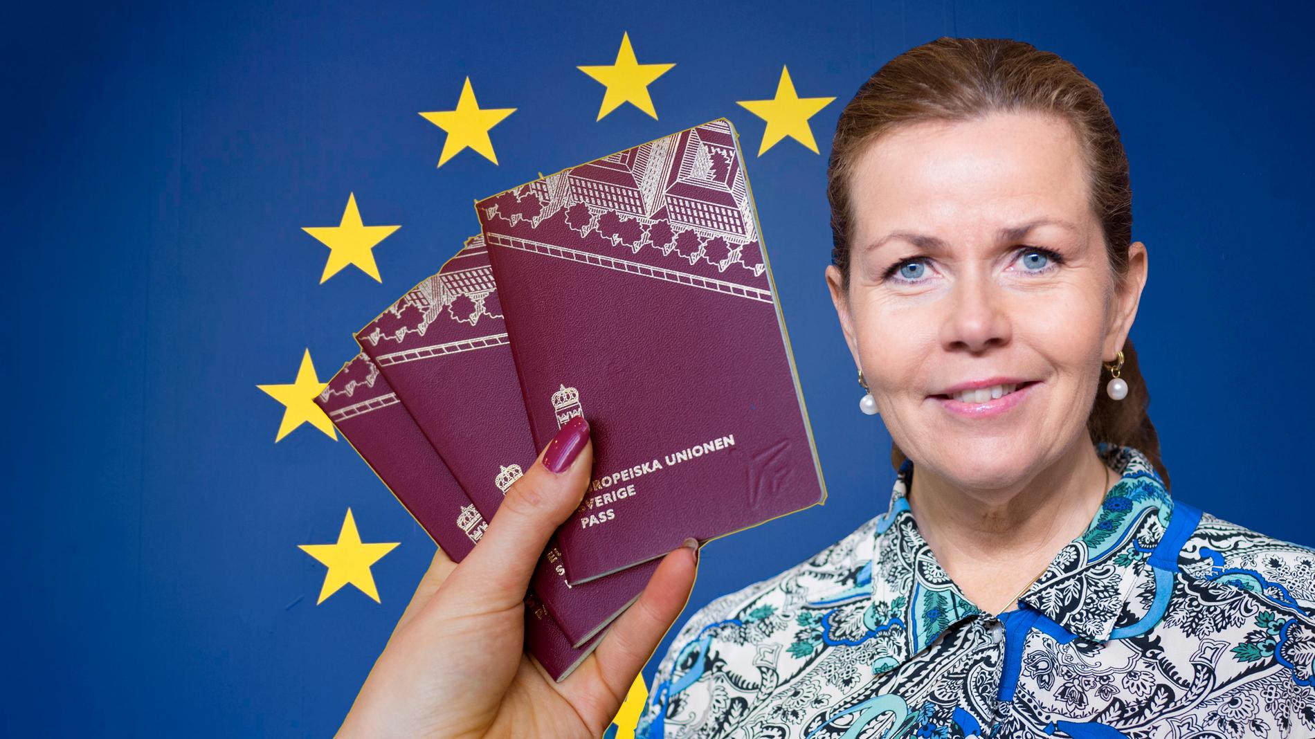 Liberalernas Cecilia Wikström ställer sig emot att rika kan köpa EU-medlemskap