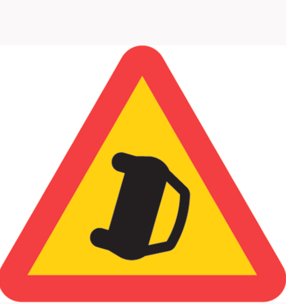 A41. Varning för olycka.