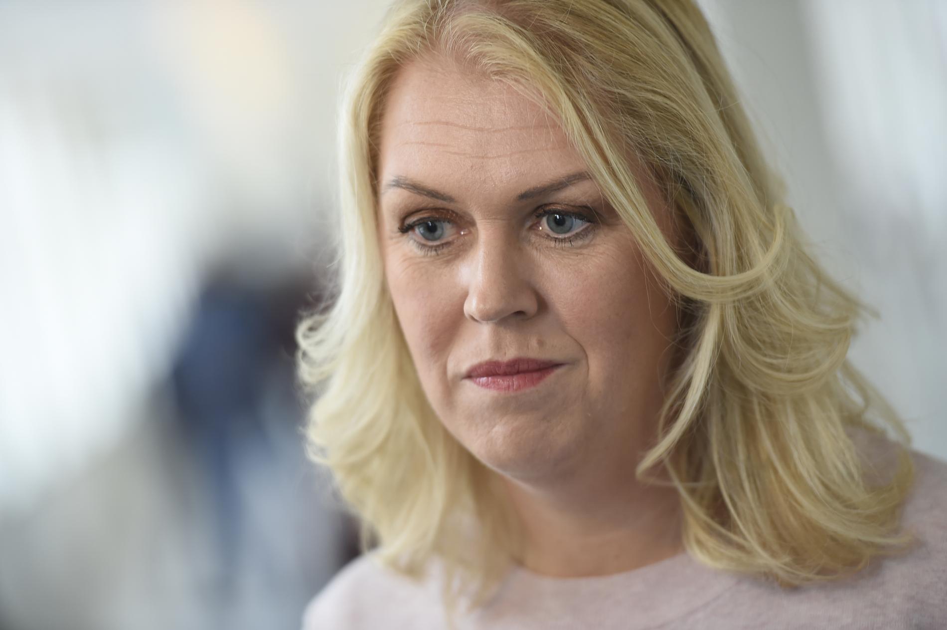 Socialminister Lena Hallengren (S). Arkjvbild.