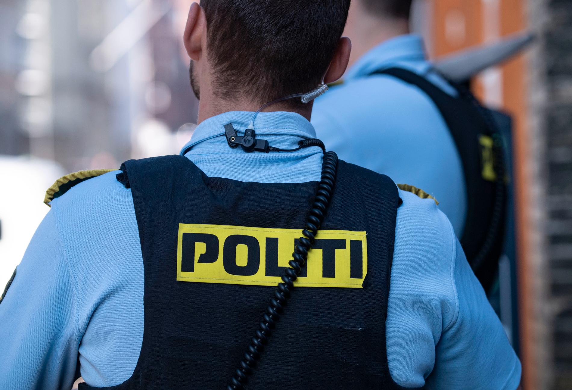 Dansk polis har gripit tre personer. Arkivbild.