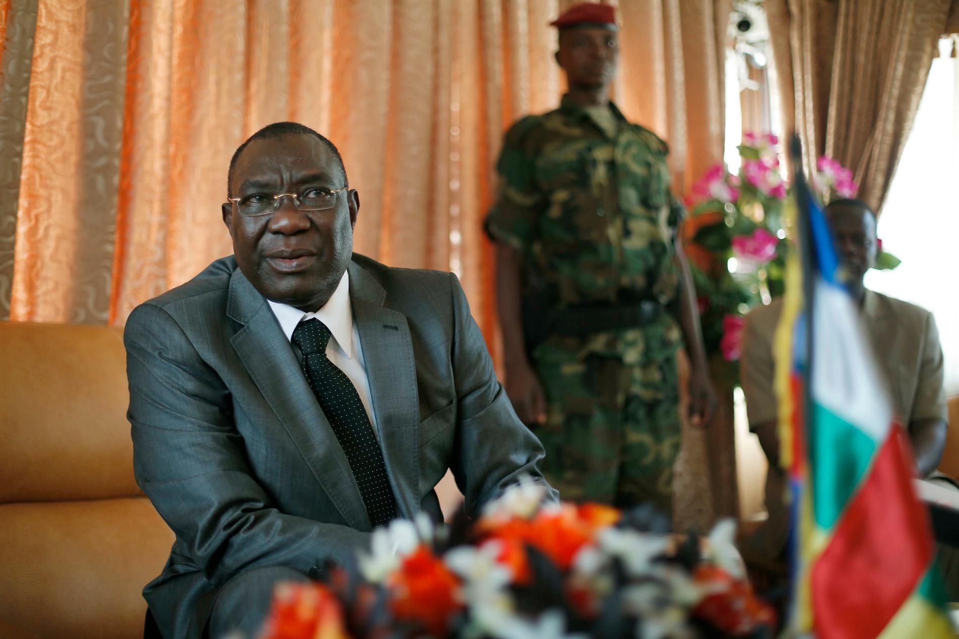 Den tidigare centralafrikanske presidenten Michel Djotodia. Arkivbild.